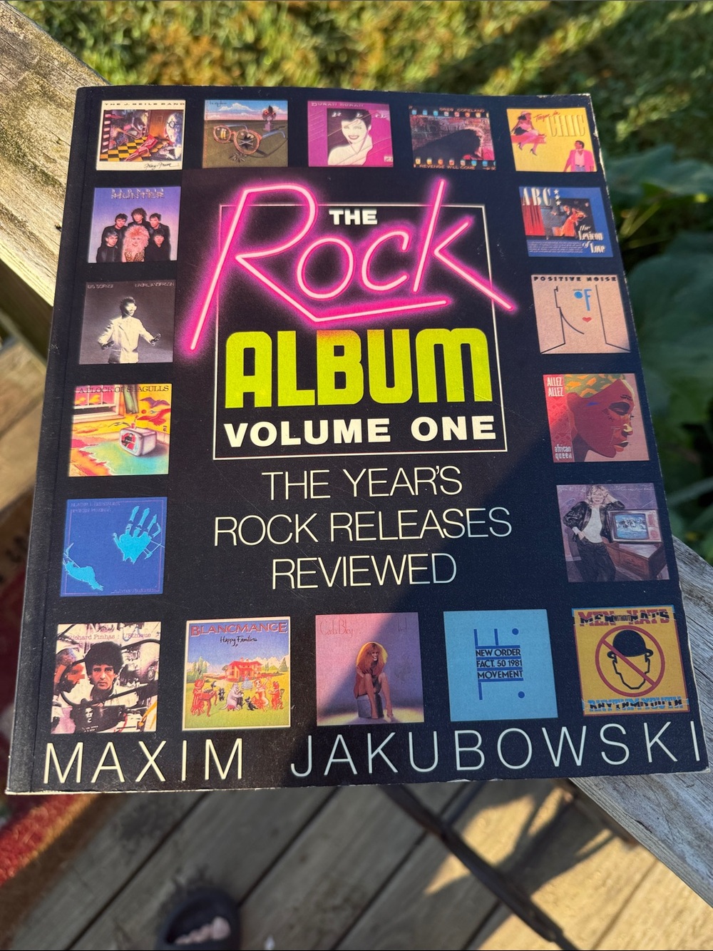 Vintage 1983 rock book featuring some of the greatest artists in the era